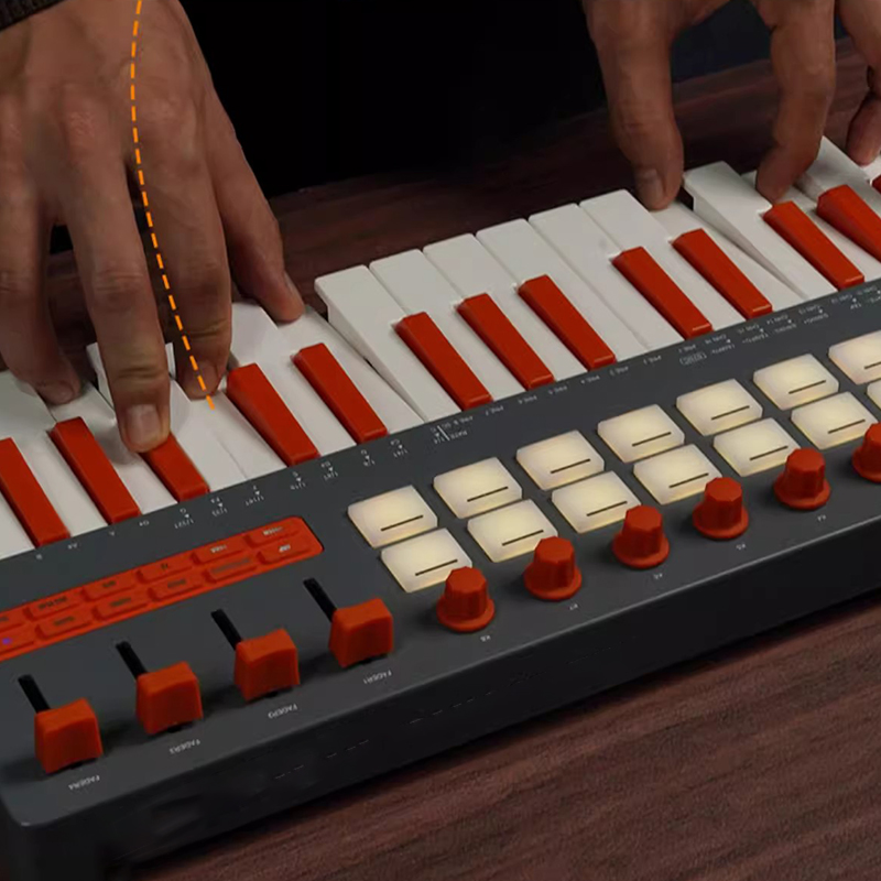 37-klawiszowa klawiatura MIDI  – Midi Controller Pad recenzja i cena
